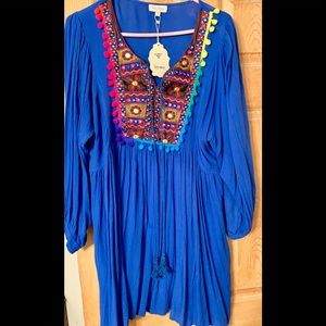 Blue Dress Boho dress